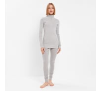 Комплект женский термо MINAKU лонгслив, лосины, цвет серый меланж, размер 52 9322460