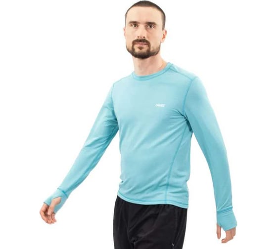 Термобелье лонгслив Следопыт Athletic Polartec Power Grid, двухслойное, Frost Blue, р.50 PF-TUS-10