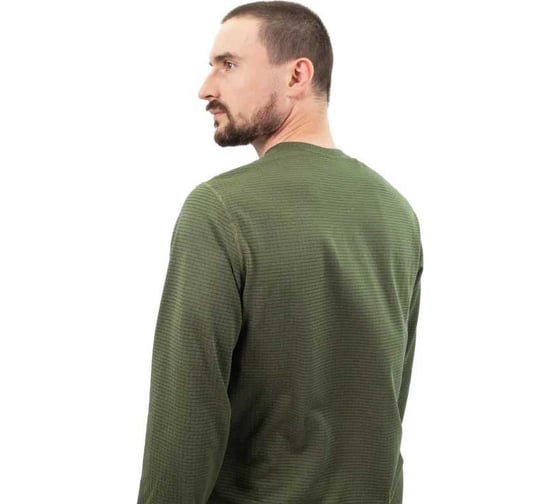 Термобелье лонгслив Следопыт Taiga, до -15С, двухслойный, хаки, р.50 PF-TUS-17