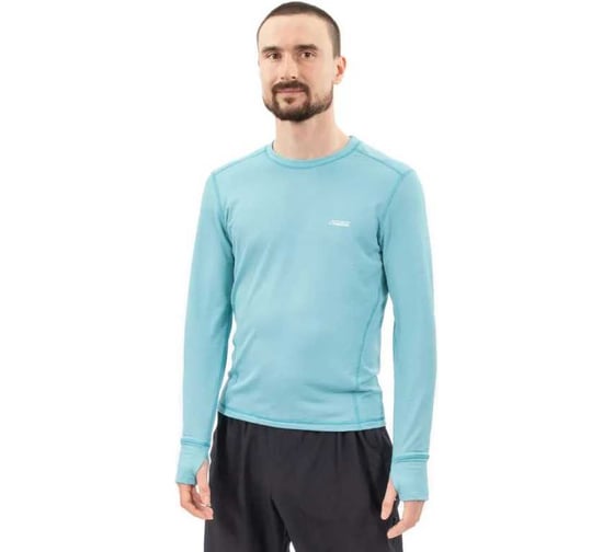 Термобелье лонгслив Следопыт Athletic Polartec Power Grid, двухслойное, Frost Blue, р.54 PF-TUS-12