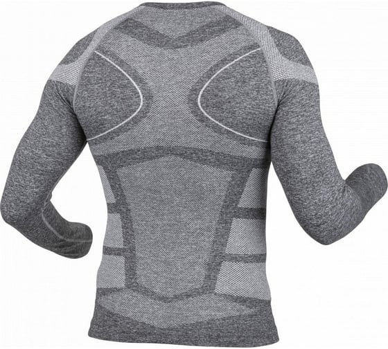 Термоодежда-бесшовная кофта HOEGERT TECHNIK OSTE, цвет графит, XL-2XL HT5K392-XL-2XL