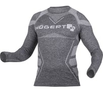 Термоодежда-бесшовная кофта HOEGERT TECHNIK OSTE, цвет графит, 3XL-4XL HT5K392-3XL-4XL