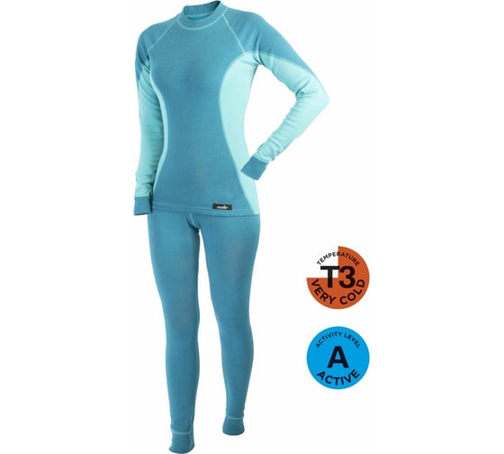 Термобелье Norfin LADY BASE AQUAMARINE 02 размер M 3080202-M