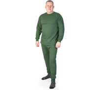 Зимние кальсоны с начесом БЕРТА, 100% хлопок, оливковый 721о-60-62