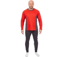 Мужское термобелье Grayling Baikal флис-сэндвич, графит/красный, р.60-62, рост 182-188 4610097011399