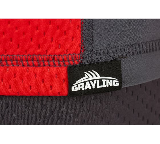 Мужское термобелье Grayling Baikal флис-сэндвич, графит/красный, р.60-62, рост 182-188 4610097011399