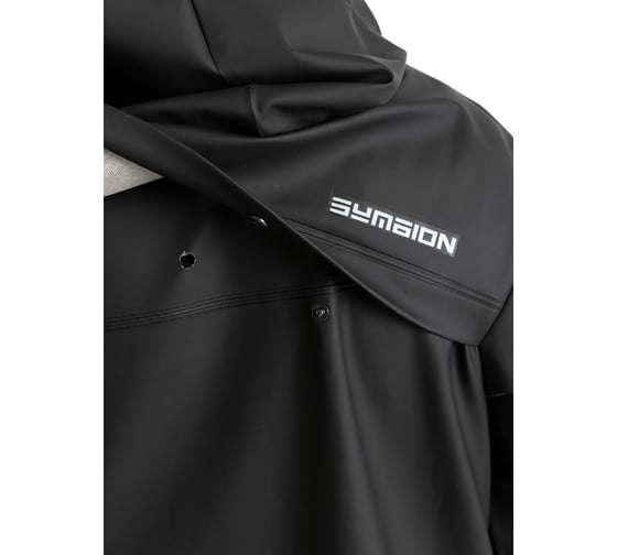 Мужской влагостойкий плащ Symbion каспий, черный, р. 48 CASPIY_BLACK/48