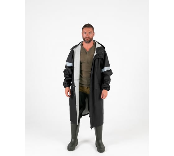 Мужской плащ Symbion косатка, черный, размер 48-50 KOSATKA_BLACK/48-50