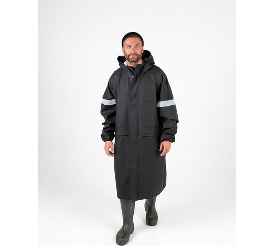 Мужской плащ Symbion косатка, черный, размер 48-50 KOSATKA_BLACK/48-50