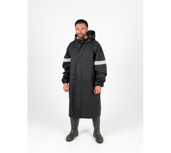 Мужской плащ Symbion косатка, черный, размер 60-62 KOSATKA_BLACK/60-62