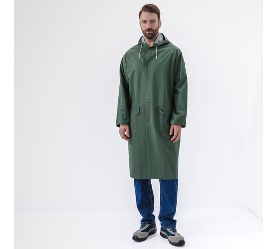 Влагозащитный плащ Delta Plus МА305, зеленый, р.3XL MA305VE3X2 1