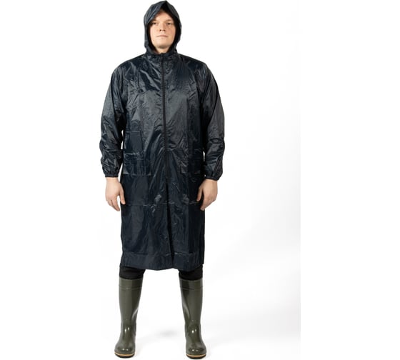 Плащ-дождевик из ПВХ Jeta Safety синий, р. XXL/54-56 JRC-101b-XXL