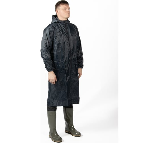 Плащ-дождевик из ПВХ Jeta Safety синий, р. XXL/54-56 JRC-101b-XXL