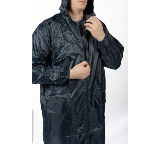 Плащ-дождевик из ПВХ Jeta Safety синий, р. XXL/54-56 JRC-101b-XXL