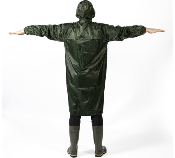 Плащ-дождевик из ПВХ Jeta Safety хаки, р. L/50-52 JRC-101g-L