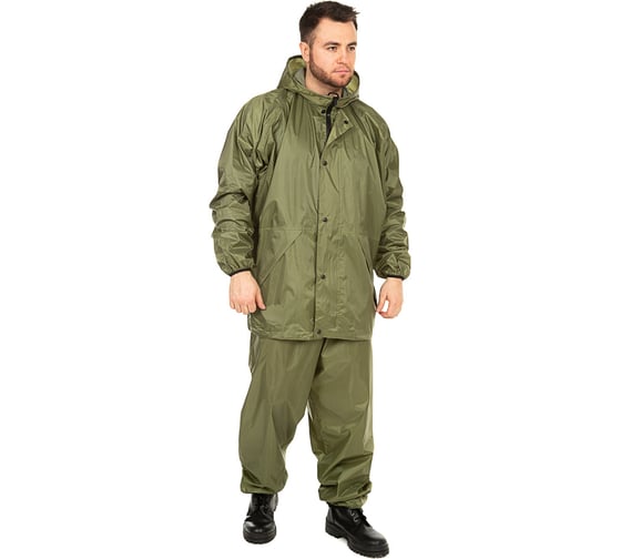 Костюм HUNTSMAN ВВЗ Шторм цвет зеленый, PVC, размер 56-58/182 НФ-00090830/56-58/182