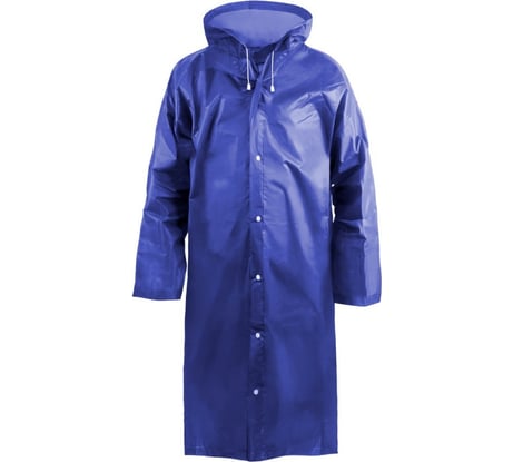 Дождевик-плащ Komfi синий, EVA, на кнопках, 110 мк, 127280