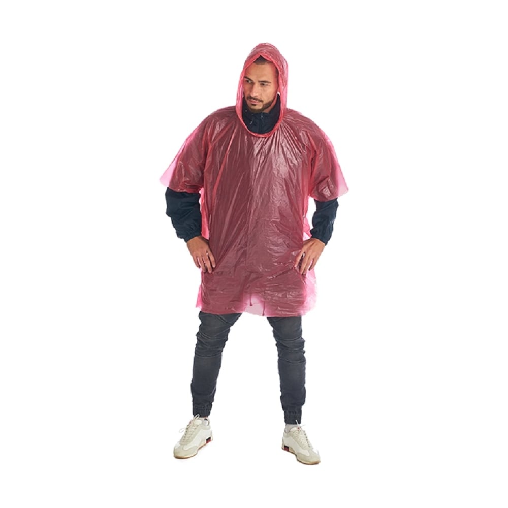 Универсальныйдождевик-пончоСПЕЦсерияКомфорт,цветкрасный,ГП1-3-К