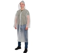 Дождевик-плащ Park RC, размер XL, 140x145 см, белый, ПЕВА 005260