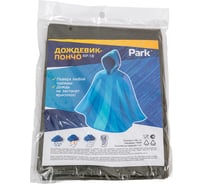 Дождевик-пончо Park RP-18, размер L, 120x130 cm, зеленый, ПЕВА 999101