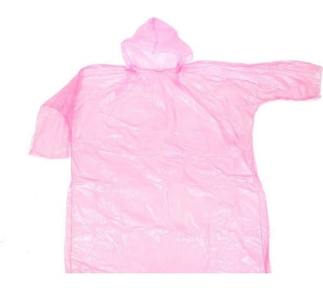 Дождевик Добросад 8 Мкрн 80*110см "Универсальный" с капюшоном, розовый 786-004