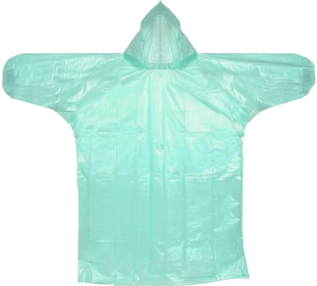 Дождевик Добросад 20 Мкрн, 115см "Классик" с капюшоном и завязками, зеленый 786-238