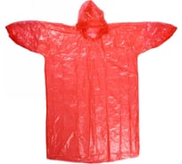 Дождевик Добросад 20 Мкрн 115см "Классик" с капюшоном и завязками, красный 786-364