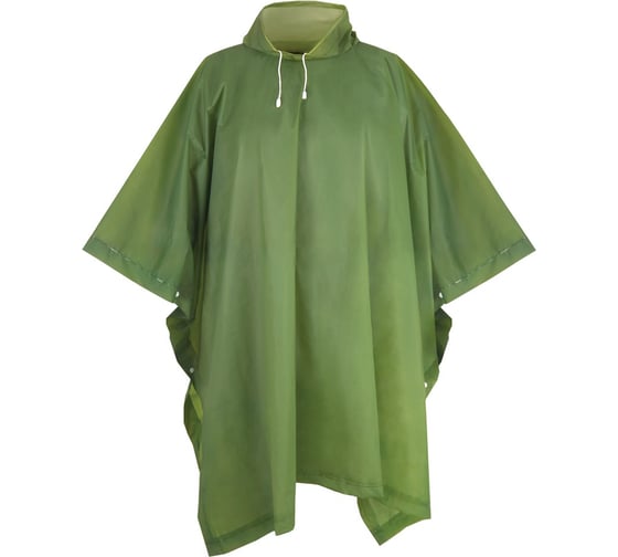Дождевик Komfi ПОНЧО EVA, зеленый, с чехлом, 120 мк 139673
