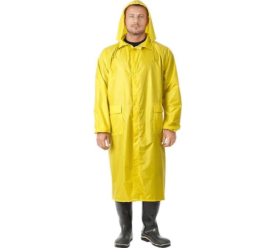 Плащ ГК Спецобъединение НЕЙЛОН желтый, STRONG (112-116 (2XL)), Плащ 541/112