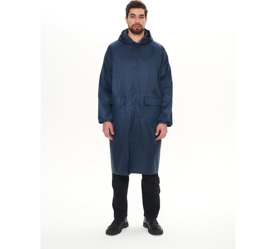 Плащ ПВХ влагозащитный СПЕЦСНАБ цвет синий, размер 3XXL R511/3XLB