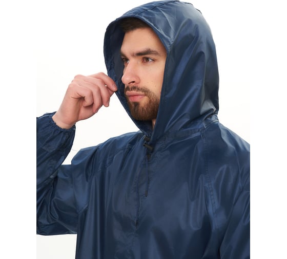 Плащ ПВХ влагозащитный СПЕЦСНАБ цвет синий, размер 3XXL R511/3XLB