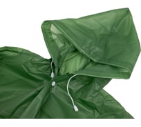 Дождевик с капюшоном на кнопках Master EVA зелёный, 110 мкм 406-650