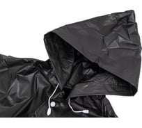 Дождевик с капюшоном на кнопках Master EVA чёрный, 110 мкм 406-652