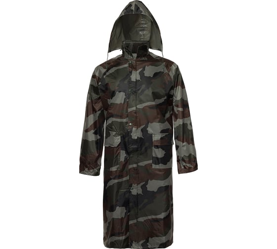 Влагозащитный плащ-дождевик Спецрегион 16-1-10/КМФ, 52-54 (XL)