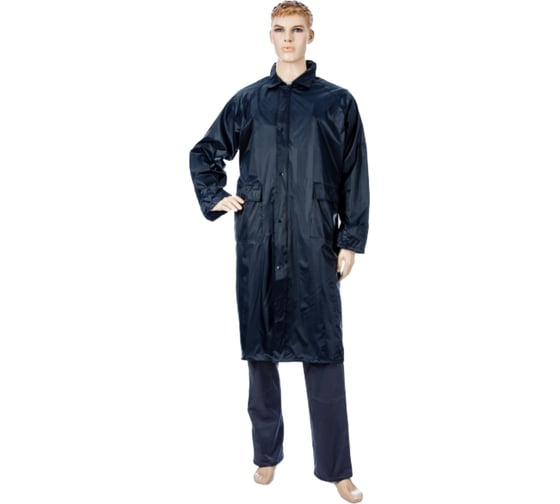Влагозащитный плащ-дождевик Спецрегион 16-1-12/Синий, 60-62 (3XL)