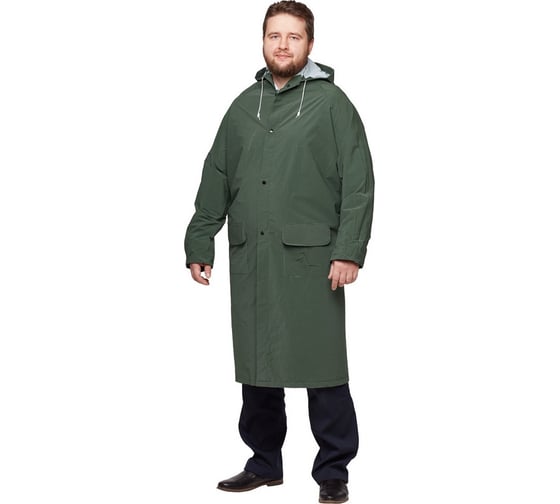 Плащ ООО Комус ПВХ, зеленый, XXL 916398