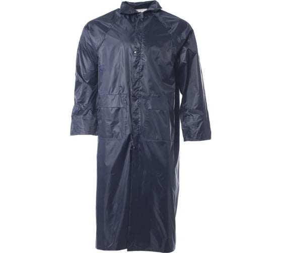 Плащ ООО Комус Ливень ПВХ, синий, р. 52-54/XL, рост 170-176 101238 1264547 1