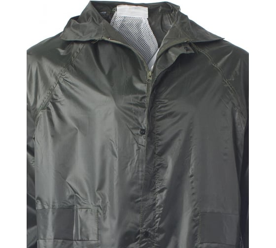 Плащ ООО Комус Ливень ПВХ, зеленый, р. 56-58/XXL 101238 1264558