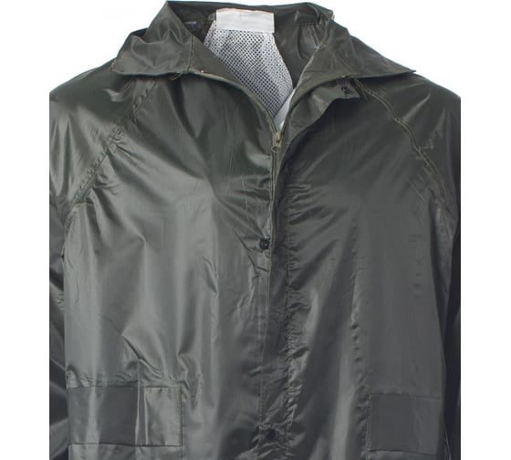 Плащ ООО Комус Ливень ПВХ, зеленый, р.48-50/L 101238 1264556