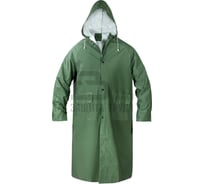 Плащ ПВХ ЗТ влагозащитный с капюшоном Анхель. Цвет зеленый р-р 60 штука 520056