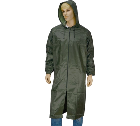 Плащ Костромская Текстильная Компания Стандарт тафета пвх застежка молния Хаки, XL ( 104-108), 182-188 4680642112925 1