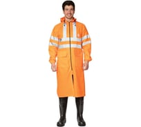 Плащ влагозащитный Прабо Сигнальный с СОП оранжевый, 112-116 (56;58) 61104