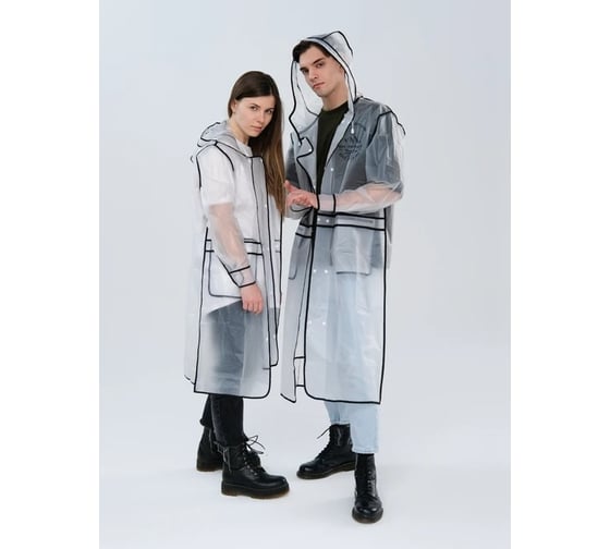 Дождевик RoadLike Street, р.3XL, прозрачный 381166