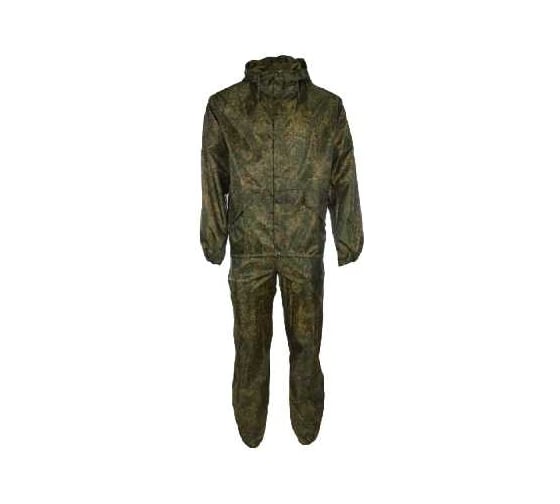 Влагозащитный костюм ООО Мердигер ВВЗ камуфляж зеленая цифра пиксель, р. 44-46 1400 1