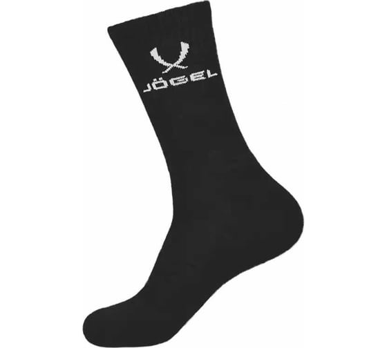 Высокие носки Jögel ESSENTIAL High Cushioned Socks JE4SO0421.99, черный, 2 пары УТ-00020745