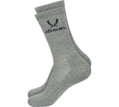 Высокие носки Jögel ESSENTIAL High Cushioned Socks JE4SO0421.MG, меланжевый, 2 пары УТ-00020753