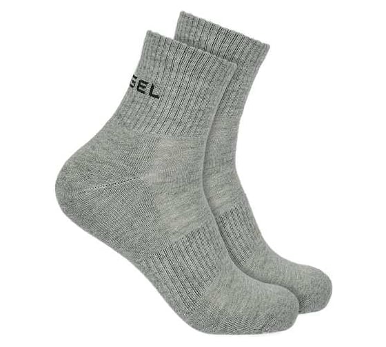Средние носки Jögel ESSENTIAL Mid Cushioned Socks JE4SO0321.MG, меланжевый, 2 пары УТ-00020741