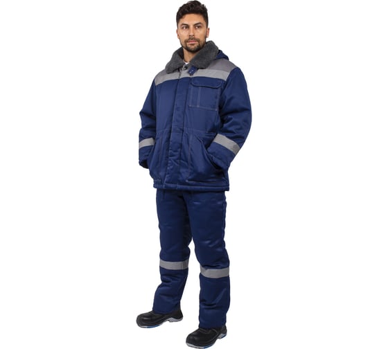 Зимний костюм ФАКЕЛ Легион-Ультра СОП, темно-синий/серый, размер 48-50, рост 170-176 87473882.002 1