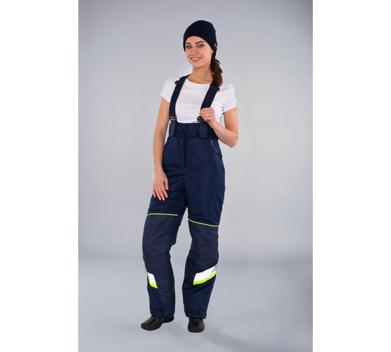 Зимние женские брюки с бретелями Факел PROFLINE SPECIALIST темно-синие, размер 60-62, рост 158-164 87468971.009 1