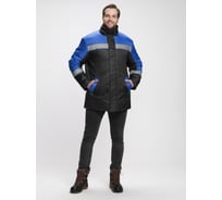 Зимняя куртка Факел Стандарт тк.Оксфорд, черный/васильковый, 48-50; 170-176 87472328.003